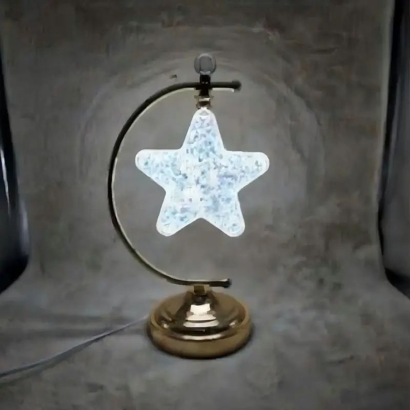 Modern Metal Electric Side Table Lamp – Sleek & Stylish Lighting detail view