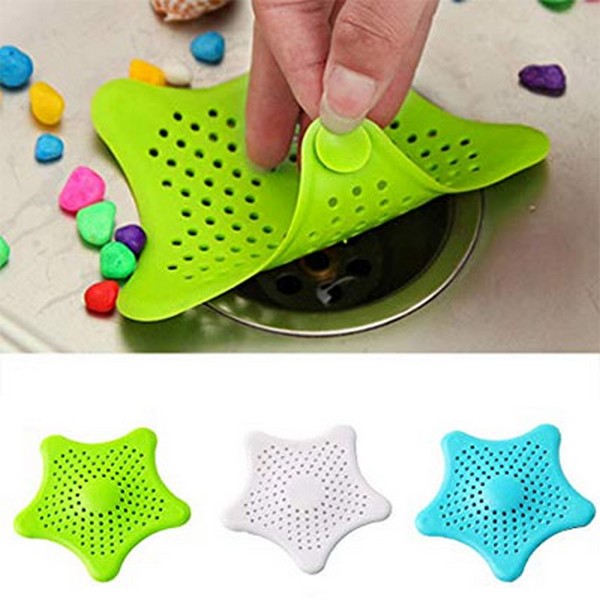 Silicone Starfish Non-Slip Sink Strainer detail view