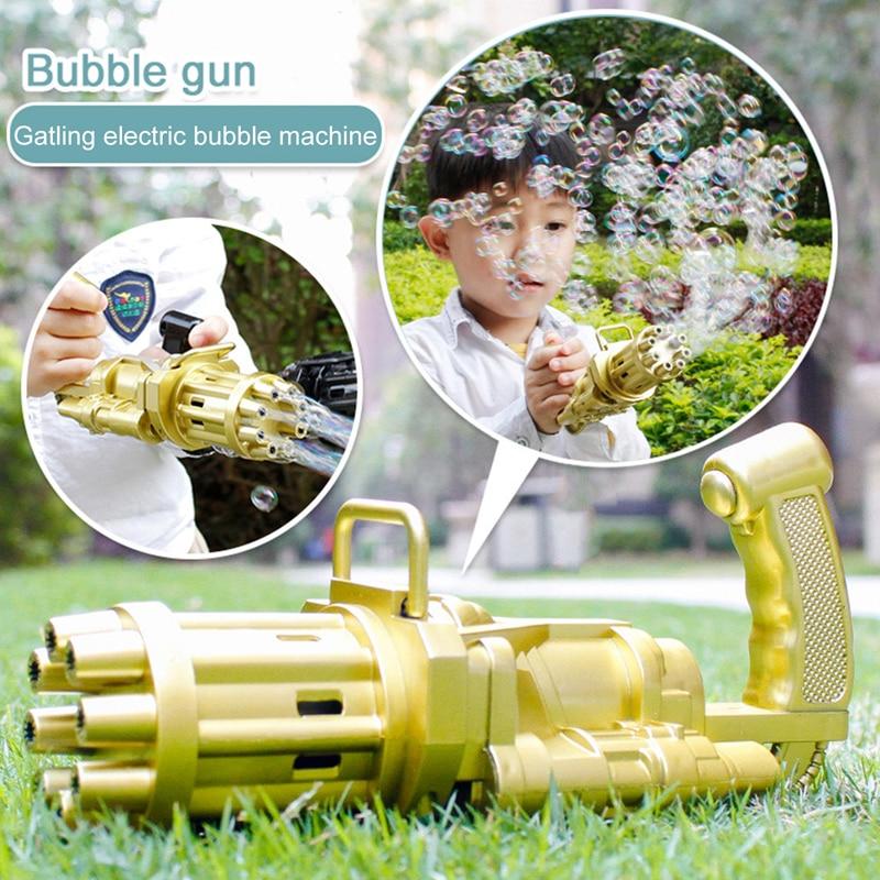 8-Holes Automatic Gatling Bubble Gun detail view