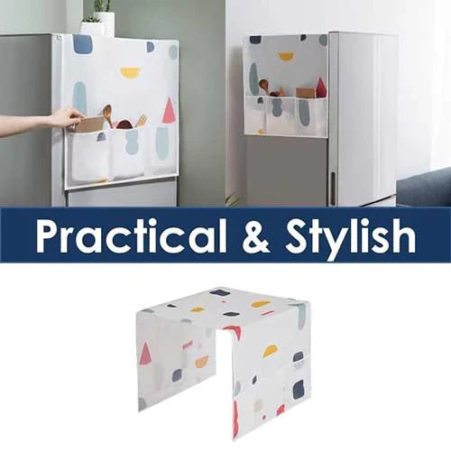 Fridge Cover With Pockets detail view
