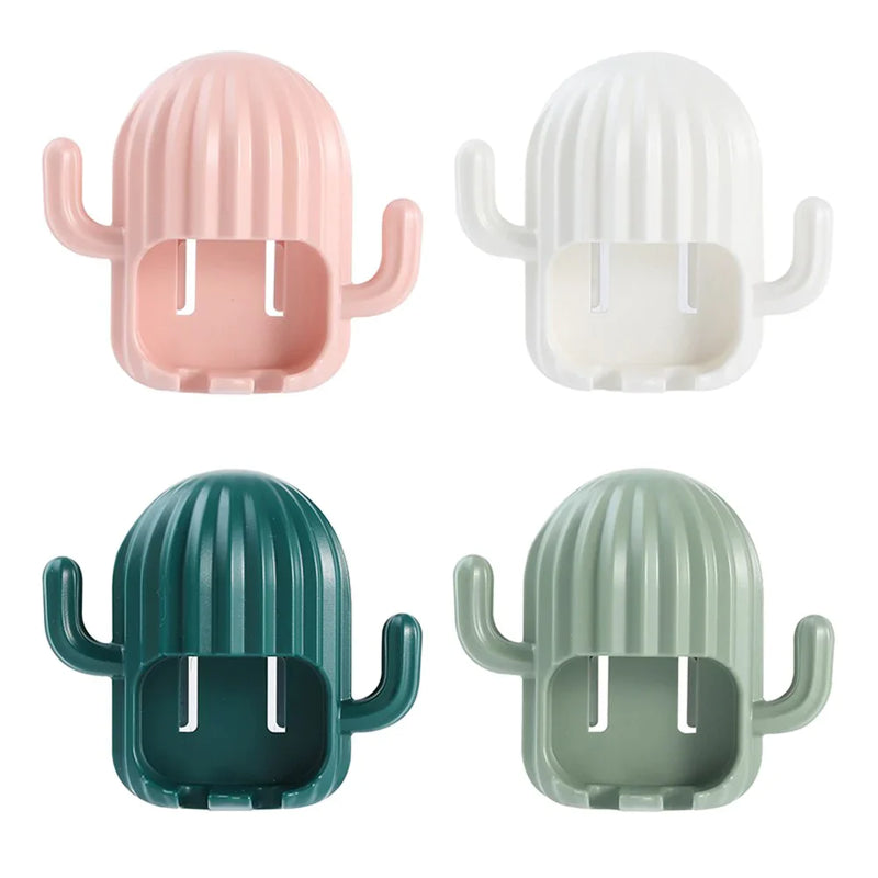 Wall Toothbrush Holder Cactus Shape detail view