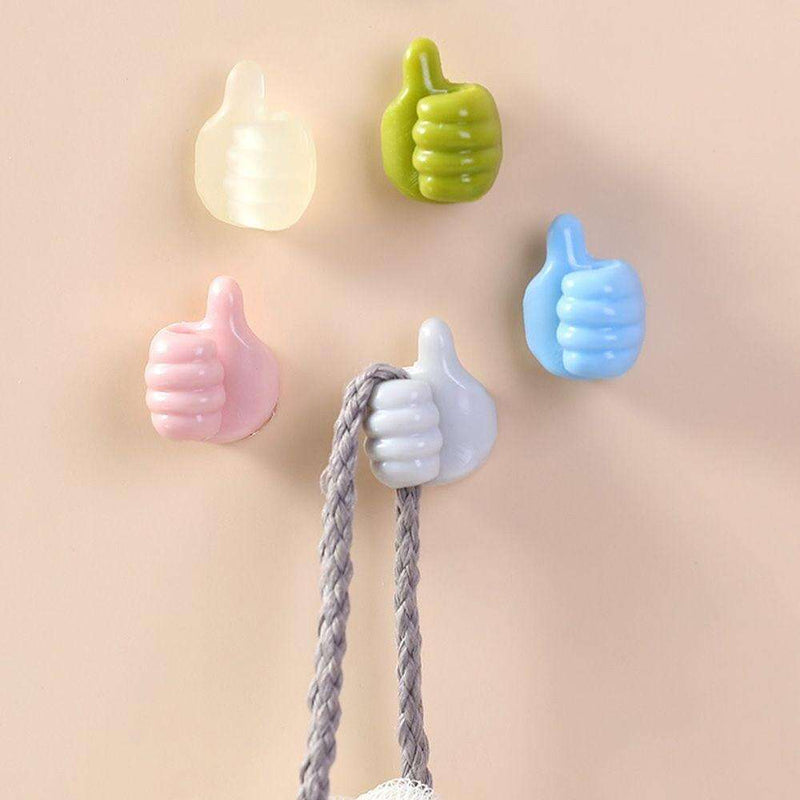 Creative Thumbs Up Shape Wall Hook Clip (pack of 10) detail view